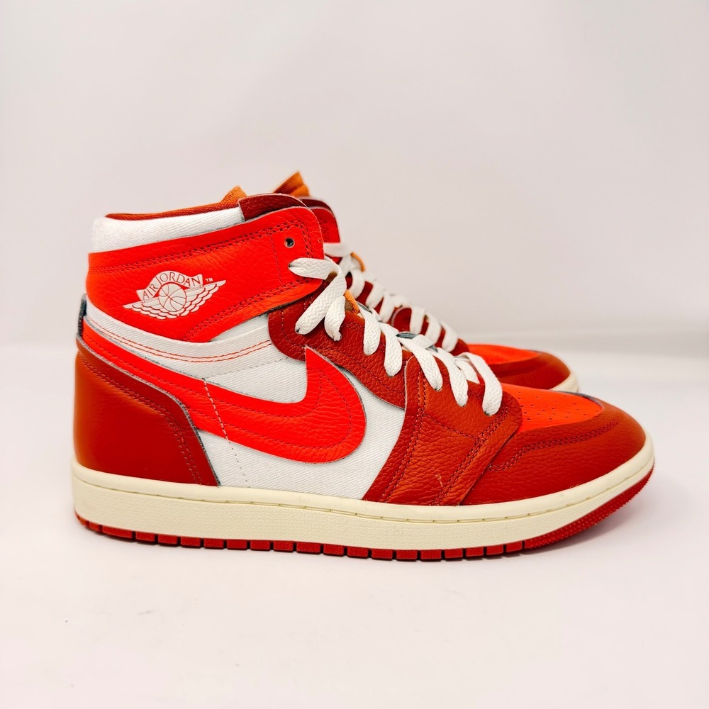 Air Jordan 1 MM High Safety Orange FB9893-800 Men's Sz 9.5 Pre-Owned AJ1 - Picture 6 of 16